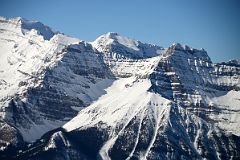 13C Mount Victoria North Peak, Colliers Peak, Vanguard Peak, Popes Peak From Lake Louise Ski Area.jpg